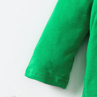 Load image into Gallery viewer, 2 Pieces Set Baby Kid Girls Boys St Patrick&#39;s Day Solid Color Plant Tops And Checked Pants Wholesale 25010709
