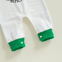 Load image into Gallery viewer, Baby Girls Boys Letters Color-blocking Plant St Patrick&#39;s Day Jumpsuits Wholesale 25010712
