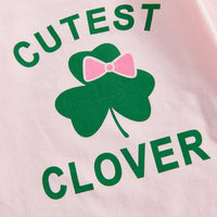 Load image into Gallery viewer, 2 Pieces Set Baby Girls St Patrick&#39;s Day Letters Print Rompers And Plant Skirts Wholesale 25010713
