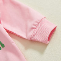 Load image into Gallery viewer, 2 Pieces Set Baby Kid Girls St Patrick&#39;s Day Letters Tops And Plant Pants Wholesale 25010714
