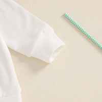 Load image into Gallery viewer, 2 Pieces Set Baby Kid Girls Boys St Patrick&#39;s Day Letters Embroidered Tops And Solid Color Pants Wholesale 25010716
