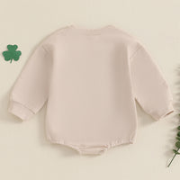 Load image into Gallery viewer, Baby Girls Boys Plant Print St Patrick&#39;s Day Rompers Wholesale 25010720

