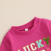 Load image into Gallery viewer, Baby Girls Boys Solid Color Embroidered St Patrick&#39;s Day Rompers Wholesale 25010722
