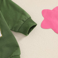 Load image into Gallery viewer, Baby Girls Boys Solid Color Embroidered St Patrick&#39;s Day Rompers Wholesale 25010722
