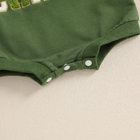 Load image into Gallery viewer, Baby Girls Boys Solid Color Embroidered St Patrick&#39;s Day Rompers Wholesale 25010722
