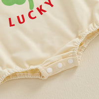 Load image into Gallery viewer, Baby Girls Boys Letters Color-blocking St Patrick&#39;s Day Rompers Wholesale 25010733
