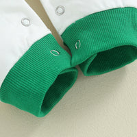 Load image into Gallery viewer, Baby Girls Boys Letters Color-blocking St Patrick&#39;s Day Jumpsuits Wholesale 25010740
