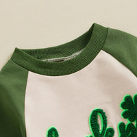Load image into Gallery viewer, Baby Girls Boys Letters Color-blocking St Patrick&#39;s Day Jumpsuits Wholesale 25010741
