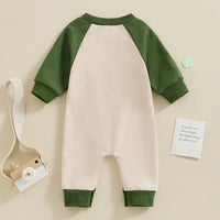 Load image into Gallery viewer, Baby Girls Boys Letters Color-blocking St Patrick&#39;s Day Jumpsuits Wholesale 25010741
