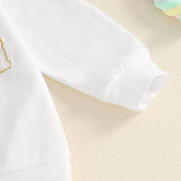 Load image into Gallery viewer, 2 Pieces Set Baby Kid Girls St Patrick&#39;s Day Letters Tops And Plant Pants Wholesale 25010742
