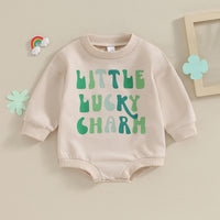 Load image into Gallery viewer, Baby Girls Boys Letters St Patrick&#39;s Day Rompers Wholesale 25010743
