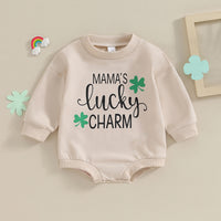 Load image into Gallery viewer, Baby Girls Boys Letters St Patrick&#39;s Day Rompers Wholesale 25010743
