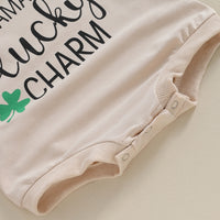 Load image into Gallery viewer, Baby Girls Boys Letters St Patrick&#39;s Day Rompers Wholesale 25010743
