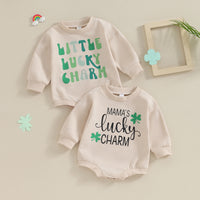 Load image into Gallery viewer, Baby Girls Boys Letters St Patrick&#39;s Day Rompers Wholesale 25010743
