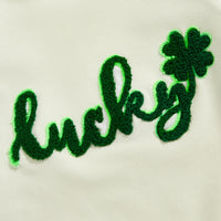 Load image into Gallery viewer, 2 Pieces Set Baby Kid Girls Boys St Patrick&#39;s Day Letters Tops And Solid Color Pants Wholesale 25010744
