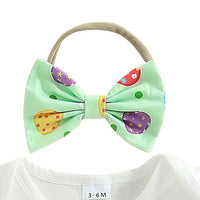 Load image into Gallery viewer, 2 Pieces Set Baby Girls Easter Letters Print Rompers And Bow Skirts Wholesale 25021001
