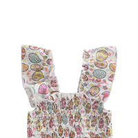 Load image into Gallery viewer, Baby Girls Cartoon Print Easter Rompers Wholesale 25021004
