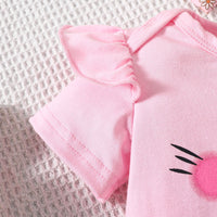 Load image into Gallery viewer, 2 Pieces Set Baby Girls Easter Letters Animals Rompers And Cartoon Skirts Wholesale 25021005
