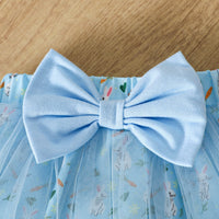 Load image into Gallery viewer, 2 Pieces Set Baby Girls Easter Letters Animals Rompers And Cartoon Skirts Wholesale 25021005
