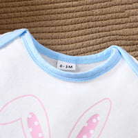 Load image into Gallery viewer, 2 Pieces Set Baby Girls Boys Easter Letters Print Rompers Animals And Cartoon Pants Wholesale 25021007
