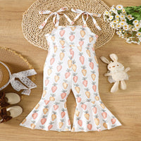 Load image into Gallery viewer, Baby Kid Girls Plant Print Easter Jumpsuits Wholesale 25021008
