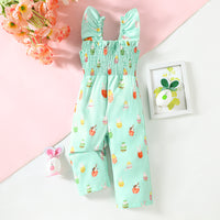 Load image into Gallery viewer, Baby Kid Girls Animals Cartoon Print Easter Jumpsuits Wholesale 25021009
