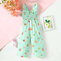 Load image into Gallery viewer, Baby Kid Girls Animals Cartoon Print Easter Jumpsuits Wholesale 25021009
