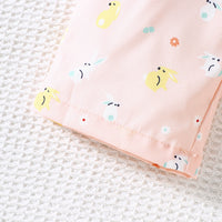 Load image into Gallery viewer, Baby Kid Girls Animals Cartoon Print Easter Jumpsuits Wholesale 25021009
