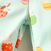 Load image into Gallery viewer, Baby Kid Girls Animals Cartoon Print Easter Jumpsuits Wholesale 25021009
