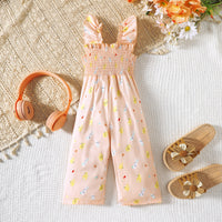 Load image into Gallery viewer, Baby Kid Girls Animals Cartoon Print Easter Jumpsuits Wholesale 25021009
