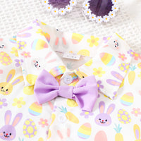 Load image into Gallery viewer, 2 Pieces Set Baby Kid Boys Easter Animals Car Cartoon Shirts And Solid Color Shorts Wholesale 25021010
