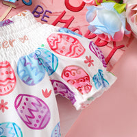 Load image into Gallery viewer, Baby Girls Letters Cartoon Print Easter Rompers Wholesale 25021011
