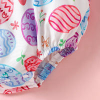 Load image into Gallery viewer, Baby Girls Letters Cartoon Print Easter Rompers Wholesale 25021011
