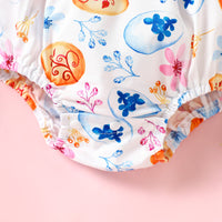 Load image into Gallery viewer, Baby Girls Letters Cartoon Print Easter Rompers Wholesale 25021011
