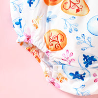 Load image into Gallery viewer, Baby Girls Letters Cartoon Print Easter Rompers Wholesale 25021011
