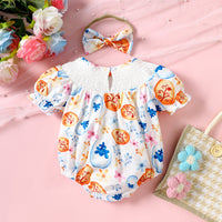 Load image into Gallery viewer, Baby Girls Letters Cartoon Print Easter Rompers Wholesale 25021011
