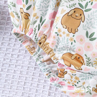 Load image into Gallery viewer, Baby Girls Animals Embroidered Easter Rompers Wholesale 25021012
