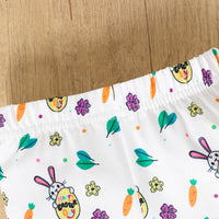 Load image into Gallery viewer, 2 Pieces Set Baby Girls Easter Letters Rompers Animals And Cartoon Pants Wholesale 25021014
