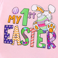 Load image into Gallery viewer, 2 Pieces Set Baby Girls Easter Letters Rompers Animals And Cartoon Pants Wholesale 25021014
