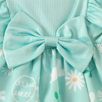 Load image into Gallery viewer, Baby Girls Animals Cartoon Bow Easter Dresses Wholesale 250210153

