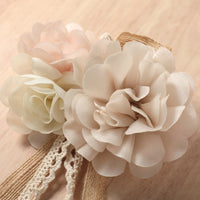 Load image into Gallery viewer, Baby Kid Girls Solid Color Flower Rompers Wholesale 25021083
