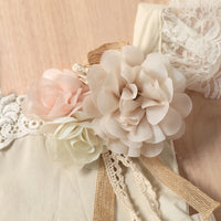 Load image into Gallery viewer, Baby Kid Girls Solid Color Flower Rompers Wholesale 25021083
