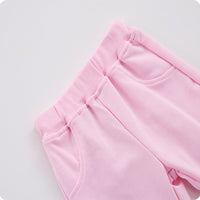 Load image into Gallery viewer, 2 Pieces Set Baby Kid Girls Sports Solid Color Tops And Pants Wholesale 250227108
