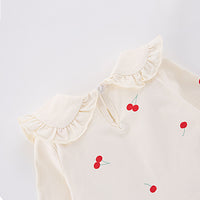 Load image into Gallery viewer, Baby Kid Girls Striped Fruit Polka dots Tops Wholesale 250227111
