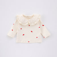 Load image into Gallery viewer, Baby Kid Girls Striped Fruit Polka dots Tops Wholesale 250227111
