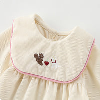 Load image into Gallery viewer, Baby Kid Girls Animals Embroidered Jumpsuits Wholesale 250227114
