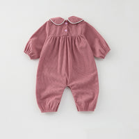 Load image into Gallery viewer, Baby Kid Girls Animals Embroidered Jumpsuits Wholesale 250227114
