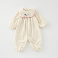 Load image into Gallery viewer, Baby Kid Girls Animals Embroidered Jumpsuits Wholesale 250227114
