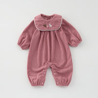 Load image into Gallery viewer, Baby Kid Girls Animals Embroidered Jumpsuits Wholesale 250227114
