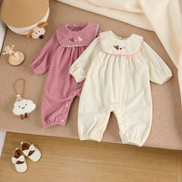 Load image into Gallery viewer, Baby Kid Girls Animals Embroidered Jumpsuits Wholesale 250227114
